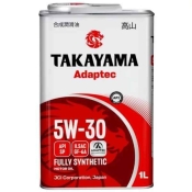 Масло моторное TAKAYAMA  Adaptec SAE 5W-30, ILSAC GF-6A  API SP 1л металл