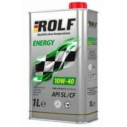 Масло моторное ROLF Energy SAE SL/CF 10w40 1л полусинтетическое