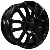 KHOMEN KHW1406 Toyota Corolla black 5.5x14 4x100 ET43 DIA60.1