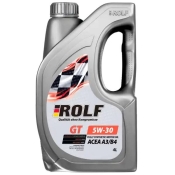 Масло моторное ROLF GT SAE ACEA  A3/B4 5w30 4л синтетическое пластик