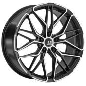 LS FlowForming RC101 Cernyj s polirovannoj licevoj poverhnost u 9x19 5x112 ET38 DIA66.6